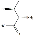 (2R,3S)-2-Amino-3-bromobutyric acid Structure