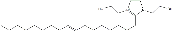2-(8-Heptadecenyl)-4,5-dihydro-1,3-bis(2-hydroxyethyl)-1H-imidazol-3-ium|