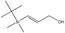3-[ジメチル(tert-ブチル)シリル]-2-プロペン-1-オール 化学構造式