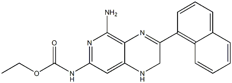 N-[(5-Amino-1,2-dihydro-3-(1-naphthalenyl)pyrido[3,4-b]pyrazin)-7-yl]carbamic acid ethyl ester