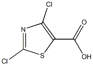 2,4-ジクロロチアゾール-5-カルボン酸 化学構造式