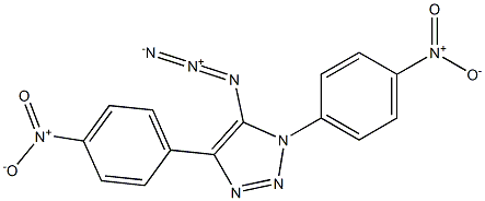 5-Azido-1,4-bis(4-nitrophenyl)-1H-1,2,3-triazole Structure