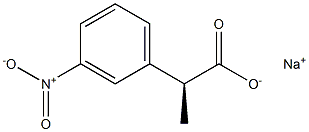[S,(-)]-2-(m-Nitrophenyl)propionic acid sodium salt