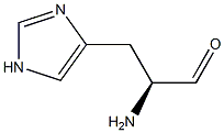 (S)-2-アミノ-3-(1H-イミダゾール-4-イル)プロパナール 化学構造式