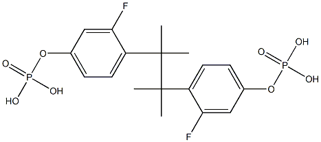 4,4'-(1,1,2,2-Tetramethyl-1,2-ethanediyl)bis(3-fluorophenol phosphate)|