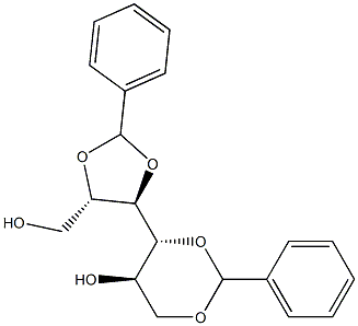 2-O,3-O:4-O,6-O-Dibenzylidene-D-glucitol Structure