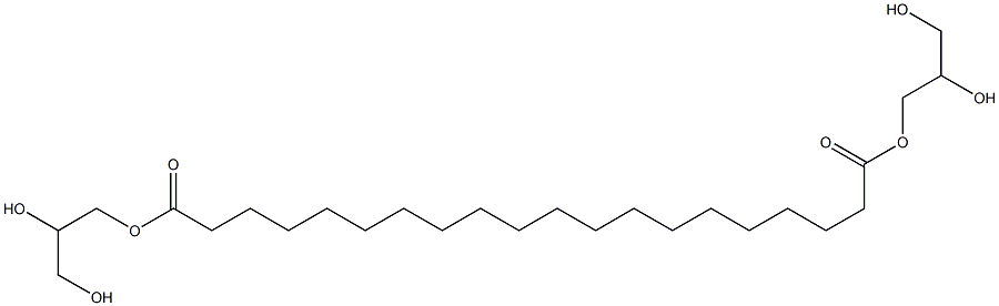 Eicosanedioic acid bis(glycerine ester) 结构式