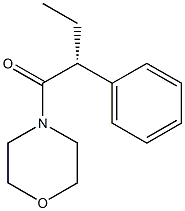 (-)-4-[(R)-2-Phenylbutyryl]morpholine Struktur