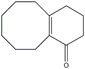 1,2,3,4,5,6,7,8,9,10-Decahydrobenzocyclooctene-1-one Struktur