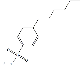 4-Hexylbenzenesulfonic acid lithium salt 结构式