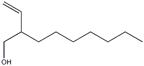 2-Vinyl-1-nonanol Structure