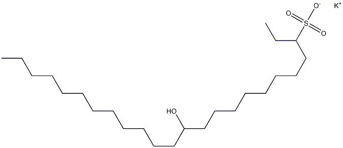 12-Hydroxytetracosane-3-sulfonic acid potassium salt|
