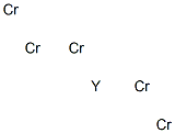 Pentachromium yttrium Struktur