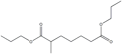 Hexane-1,5-dicarboxylic acid dipropyl ester 结构式
