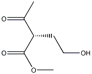 (S)-2-Acetyl-4-hydroxybutyric acid methyl ester Struktur
