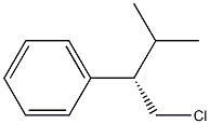 (+)-[(S)-1-(Chloromethyl)-2-methylpropyl]benzene Structure
