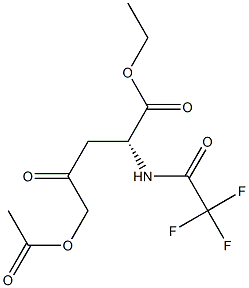 [R,(+)]-5-(Acetyloxy)-2-[(2,2,2-trifluoroacetyl)amino]levulinic acid ethyl ester