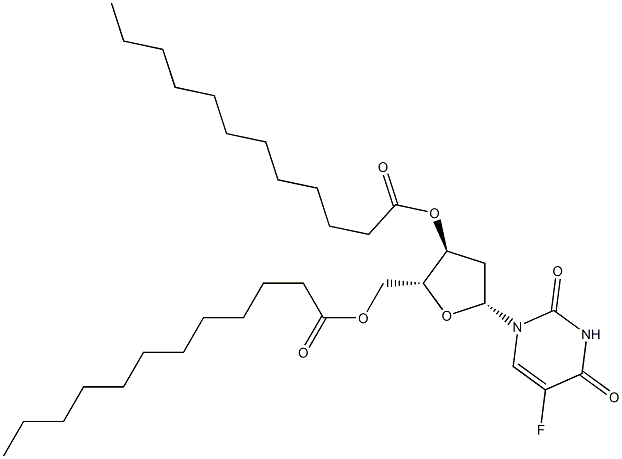 3'-O,5'-O-Didodecanoyl-5-fluoro-2'-deoxyuridine