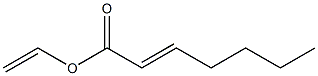2-Heptenoic acid ethenyl ester 结构式