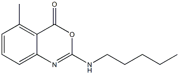 2-Pentylamino-5-methyl-4H-3,1-benzoxazin-4-one