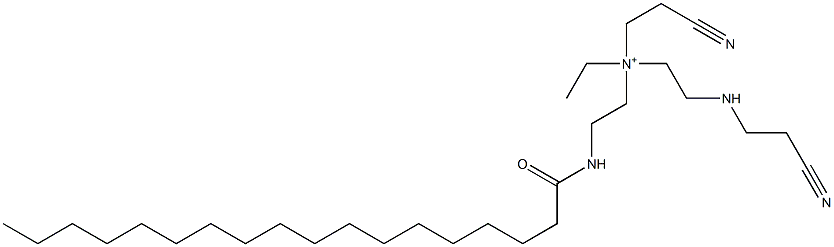  2-Cyano-N-[2-[(2-cyanoethyl)amino]ethyl]-N-ethyl-N-[2-[(1-oxooctadecyl)amino]ethyl]ethanaminium