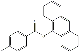 p-Methylbenzoic acid (anthracen-9-yl) ester