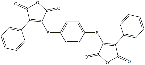 3,3'-[1,4-Phenylenebisthio]bis[4-phenylfuran-2,5-dione]