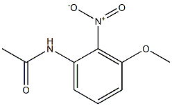 3'-メトキシ-2-ニトロアセトアニリド 化学構造式