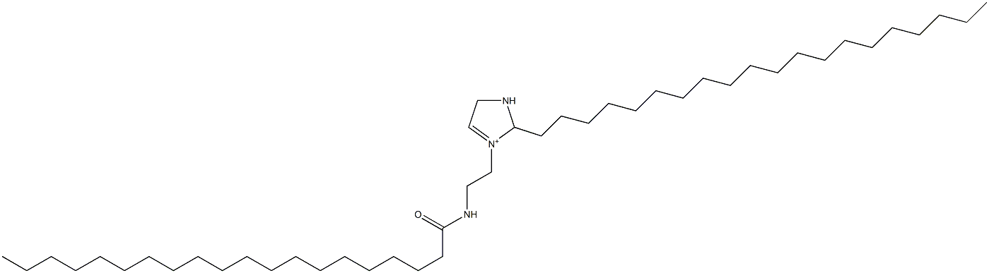3-[2-(Icosanoylamino)ethyl]-2-icosyl-3-imidazoline-3-ium Struktur
