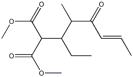 2-[(4E)-1-Ethyl-2-methyl-3-oxo-4-hexenyl]propanedioic acid dimethyl ester
