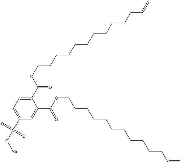 4-(Sodiosulfo)phthalic acid di(12-tridecenyl) ester