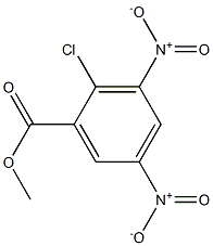 2-Chloro-3,5-dinitrobenzoic acid methyl ester Structure