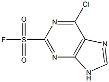6-クロロ-9H-プリン-2-スルホン酸フルオリド 化学構造式