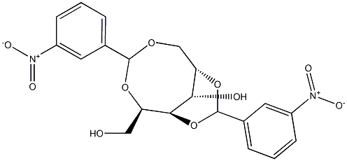 2-O,6-O:3-O,5-O-Bis(3-nitrobenzylidene)-L-glucitol Structure