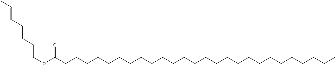Heptacosanoic acid 5-heptenyl ester Structure
