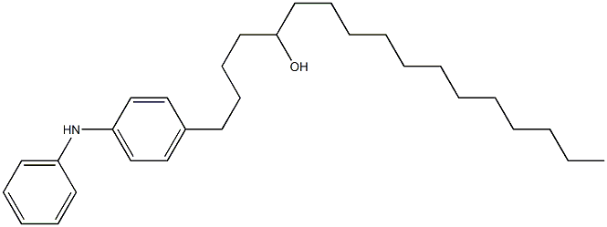 4-(5-Hydroxyheptadecyl)phenylphenylamine Structure