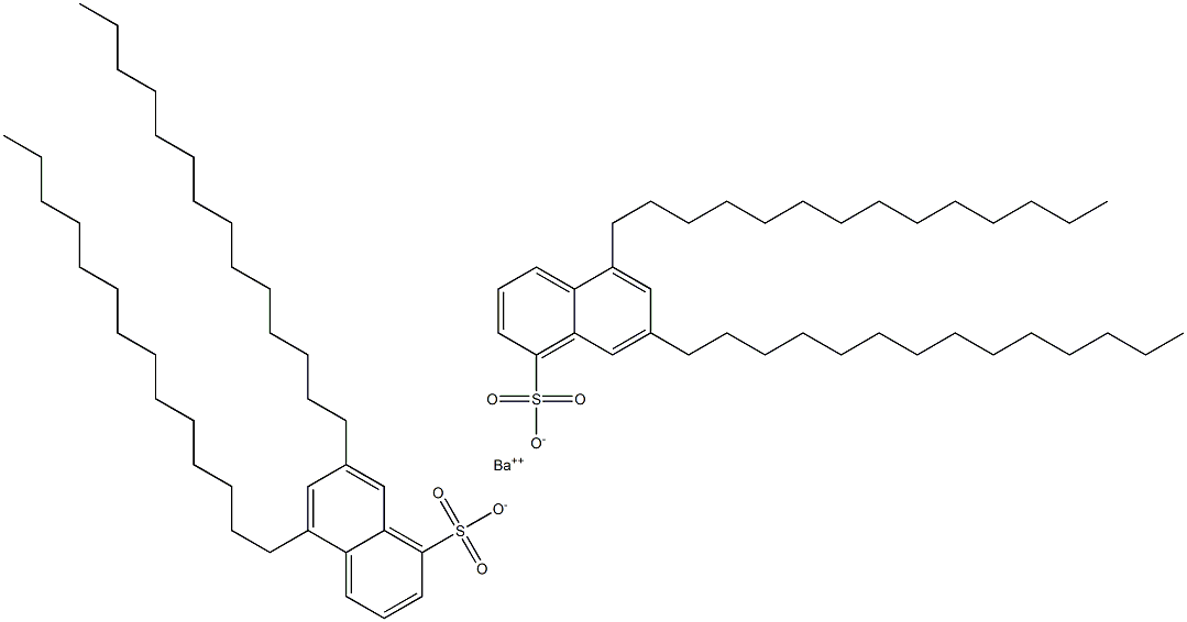  Bis(5,7-ditetradecyl-1-naphthalenesulfonic acid)barium salt