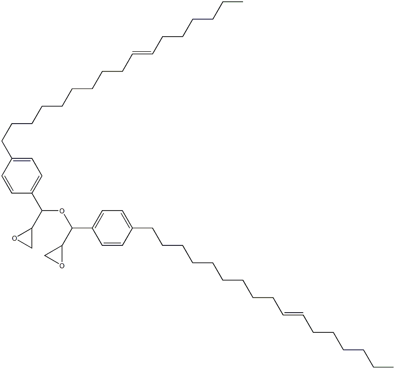 4-(10-Heptadecenyl)phenylglycidyl ether Struktur