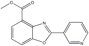 2-(3-Pyridinyl)benzoxazole-4-carboxylic acid methyl ester Structure