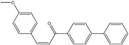 (2Z)-3-(4-Methoxyphenyl)-1-(4-phenylphenyl)-2-propen-1-one
