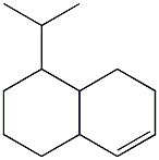 1,2,3,4,4a,5,6,8a-Octahydro-4-isopropylnaphthalene Structure