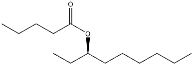 (+)-Valeric acid [(R)-nonane-3-yl] ester Struktur