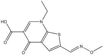 2-[(Methoxyimino)methyl]-7-ethyl-4,7-dihydro-4-oxothieno[2,3-b]pyridine-5-carboxylic acid
