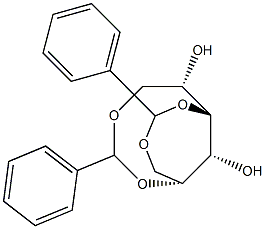 1-O,5-O:3-O,6-O-Dibenzylidene-D-glucitol Structure