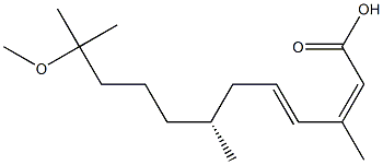 (2Z,4E,7R)-11-Methoxy-3,7,11-trimethyl-2,4-dodecadienoic acid