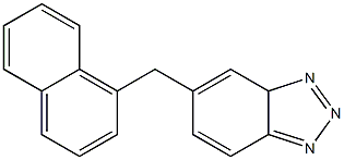 5-[(1-ナフチル)メチル]-3aH-ベンゾトリアゾール 化学構造式