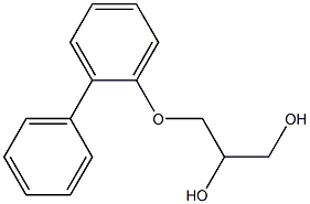 3-(2-Phenylphenoxy)-1,2-propanediol Struktur
