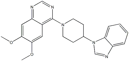 4-[4-(1H-Benzimidazol-1-yl)-1-piperidinyl]-6,7-dimethoxyquinazoline