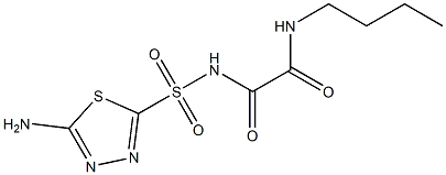 N-(2-Amino-1,3,4-thiadiazol-5-ylsulfonyl)-N'-butyloxamide|