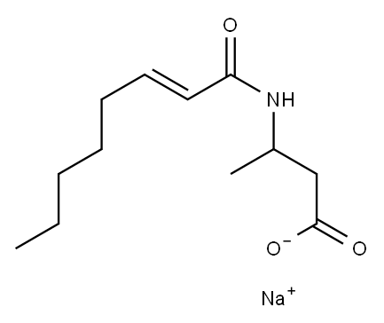 3-(2-Octenoylamino)butyric acid sodium salt